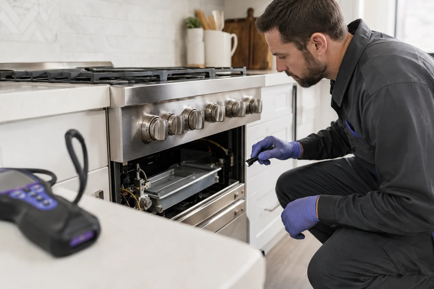 Toronto gas range igniter not working: stop-use and credential review